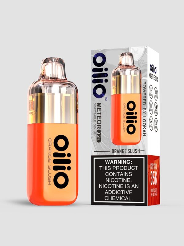 OiliO Meteor Refillable POD disposable vape - 3.5% salt nic, 3.5K puffs, 15  flavors - officiallookah.com
